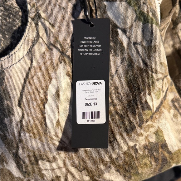 Fashion Nova Camouflage Boot Cut Jeans - Picture 2 of 2